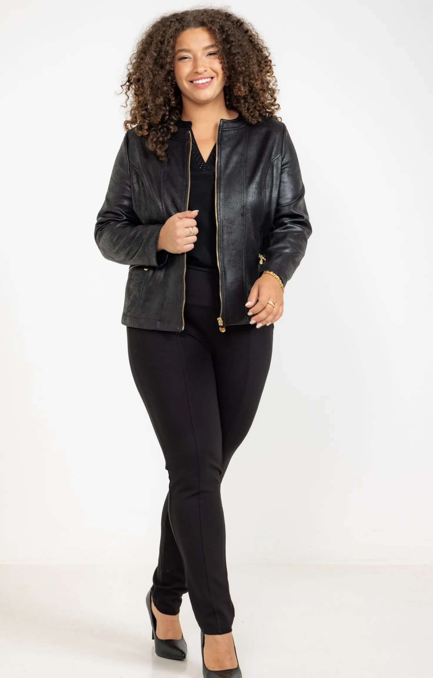 Veste imitation cuir