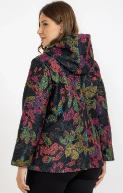 Veste imprimée en bouclette