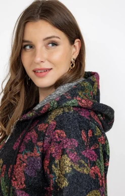 Veste imprimée en bouclette